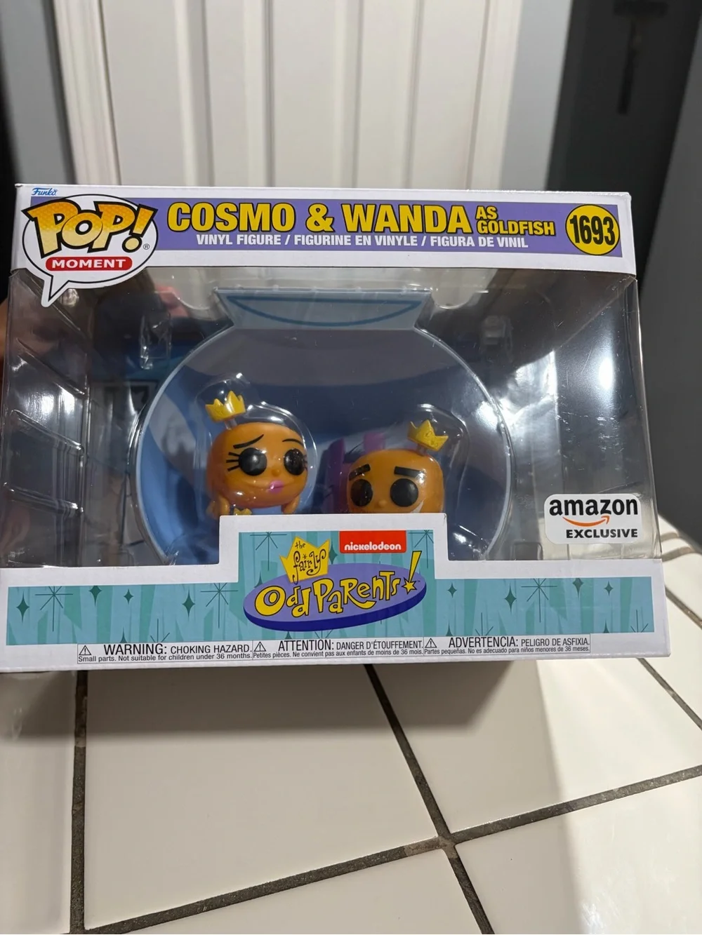 Funko Pop! Cosmo & Wanda as Goldfish Vinyl Figure - Yellow & Blue